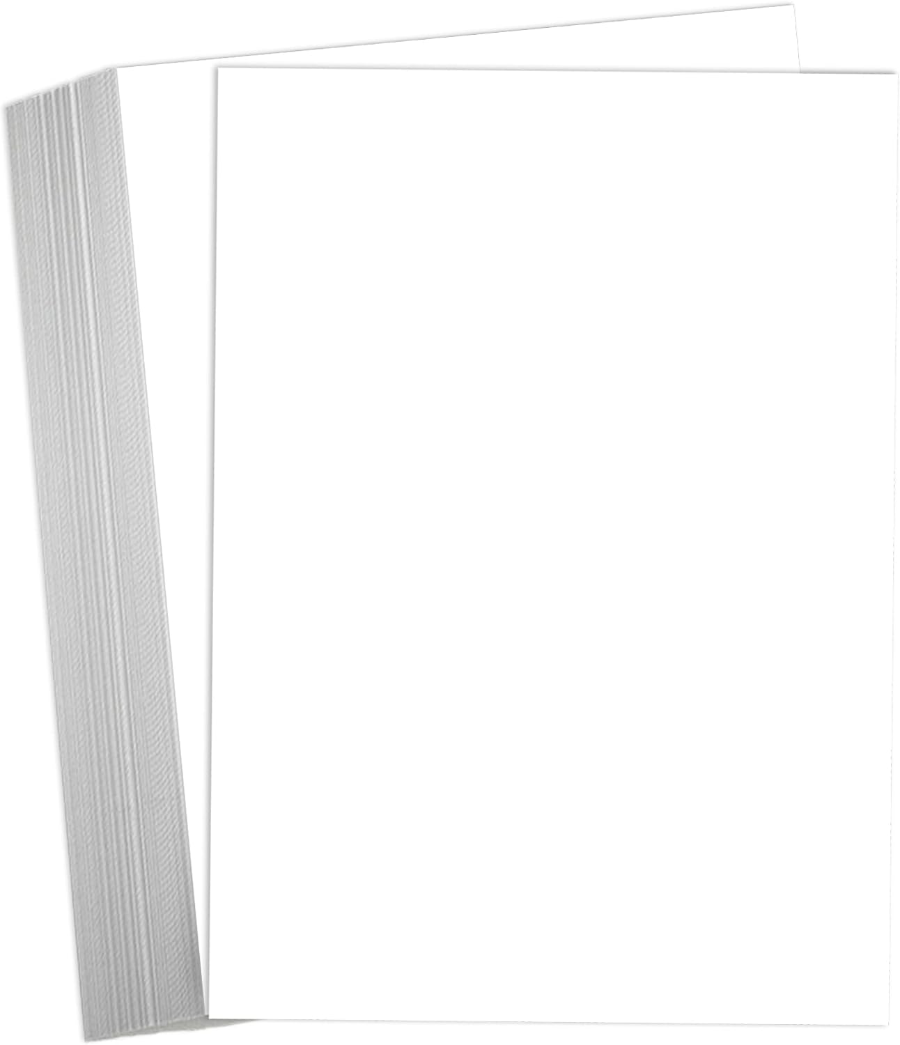 Hamilco White Cardstock Paper 8.5 x 11" 65 lb Cover Card Stock 50 Pack (Bright)
