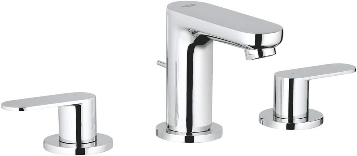 GROHE 2019900A Eurosmart Cosmopolitan 8-Inch Widespread Two-Handle S-Size Bathroom Faucet, 1.2 GPM, Chrome