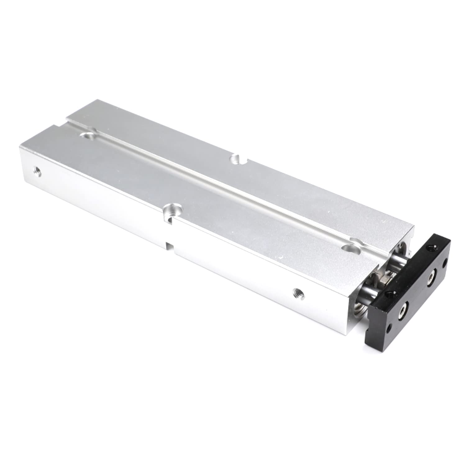 Othmro Sealing Air Cylinders Pneumatic Small Air Cylinders 0.62in Bore 4.92in Stroke Double Action Double Rod Small Air Cylinders Aluminium Alloy Penumatic Hydraulic Cylinders for Chemical Industry