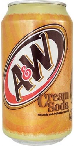 A&W Cream Soda 12 FL OZ (355 ml) - 12 Cans