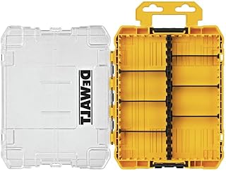 DEWALT Tool Box, Tough Case Organizer, Medium, 8-Compartments, for Small Tools and Accessories (DWAN2190)