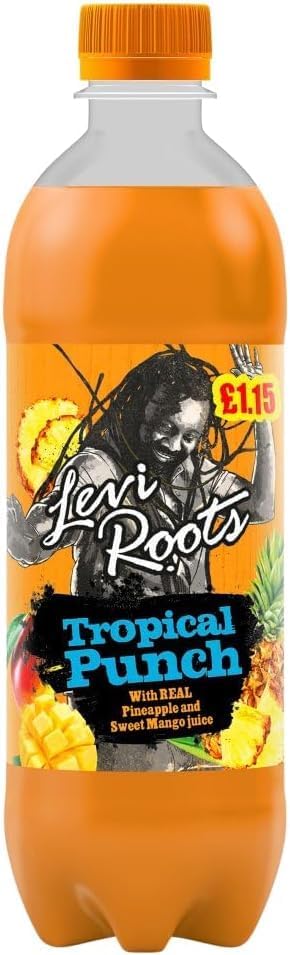 Kandy Collection Levi Roots Tropical Punch Drink, 500ml, Pack of 12, by