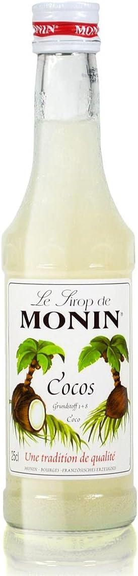 Monin Coconut Syrup, 250 ml Bottle