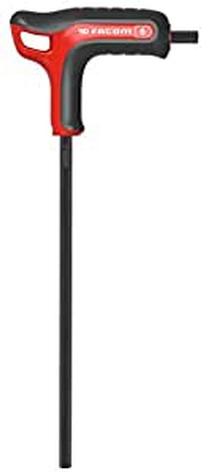 Facom Standard Hex Key, Alloy Steel, Red/Black, 4 mm