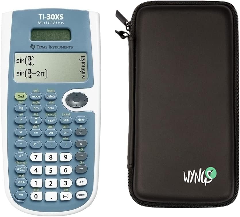 TI-30XS MultiView + Calculator Case by SafeCase
