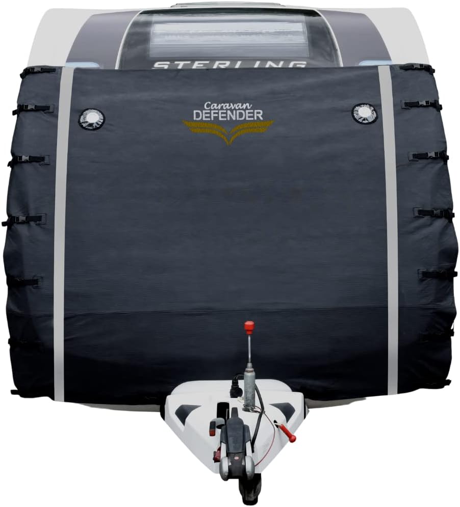 Caravan Defender Universal Front Towing Cover Protector Covers Accessories Dark Grey (Dark Front)