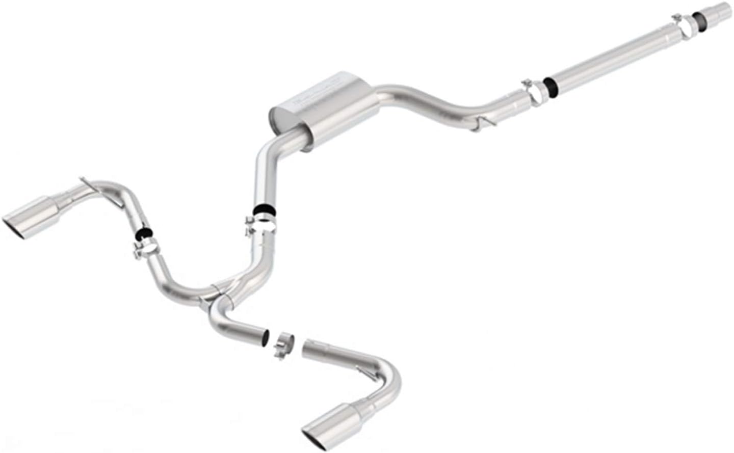 BORLA 140750 Cat-Back Performance Exhaust System for 2015-2017 Volkswagen Golf GTI MK7 2.0L 4 Cyl. Automatic/Manual Transmission Front Wheel Drive 2, 4 Door. Does NOT Fit MK7.5.