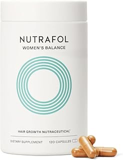 Nutrafol Women's Balance Hair Growth Supplements, Ages 45 and Up, Clinically Proven for Visibly Thicker Hair and Scalp Coverage, Dermatologist Recommended - 1 Month Supply