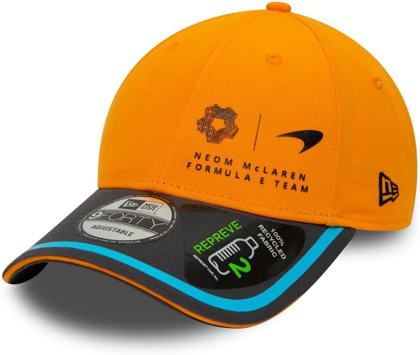 New Era Mens 9Forty Snapback Cap ~ McLaren Formula E Team Orange