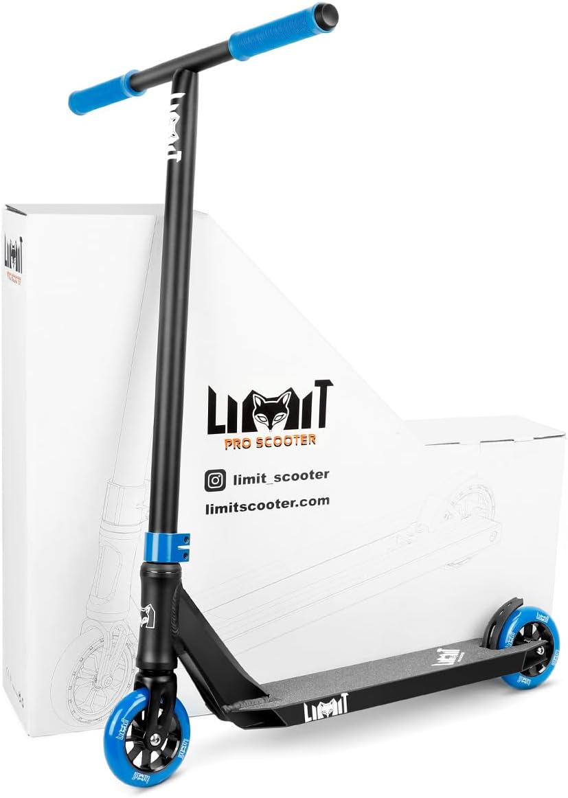 Limit LMT08 Pro Trick Scooter for Kids and Tenns 7 Years and Up–Lightweight Professional Freestyle Stunt Scooters for Intermediate or Beginner Boys and Girls