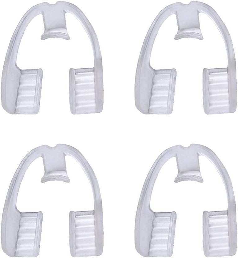 BESPORTBLE Mouth Guard for Teeth Grinding - Teeth Grinding Guard Night Guard Teeth Grinding for Adults Men Women Stops Bruxism 4Pcs