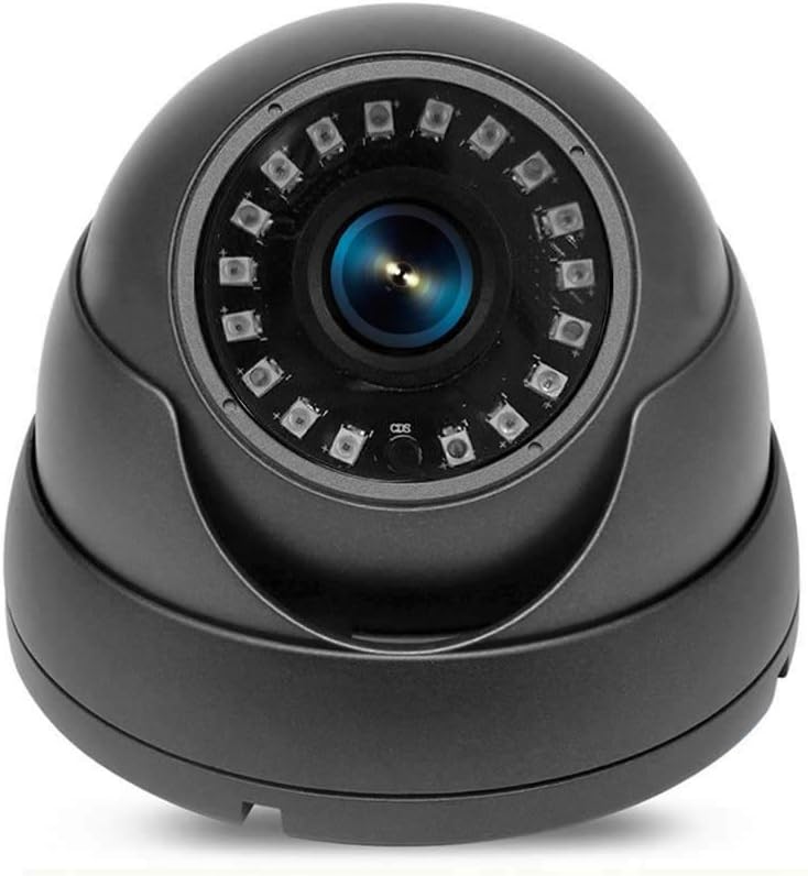 JUSTOP 2.4MP Dome CCTV Security Camera 1080P HD 4-in-1 HD TVI/CVI/AHD /960H Indoor/Outdoor Weather Proof IP66,3.6mm Lens 24pcs LED Night Vision (Grey)