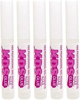5 pcs KDS Nail Tip Glue - Adhesive Super Bond for Acrylic Nails Tips - 0.07 oz for Each Glue