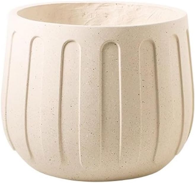 KOHUS Ceramic Plant Pots Retro Lemon Tree Flower Pot Home Living Room Magnesium Mud Sunflower Flower Pot Plant Pots(B)