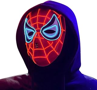 Halloween Scary Mask LED Light Up Purge Mask for Festival Cosplay Halloween Costumes