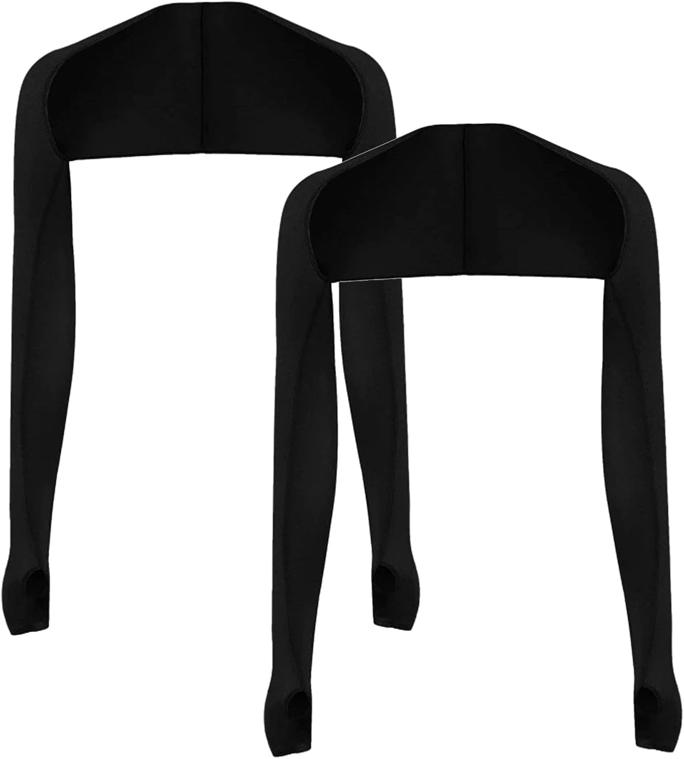 2 Pack Cooling Shawl Arm Sleeves for Women, Breathable Sun Protection Sleeves with Finger Hole, Cooling Sleeves for Golf, Driving, and Outdoor Sports