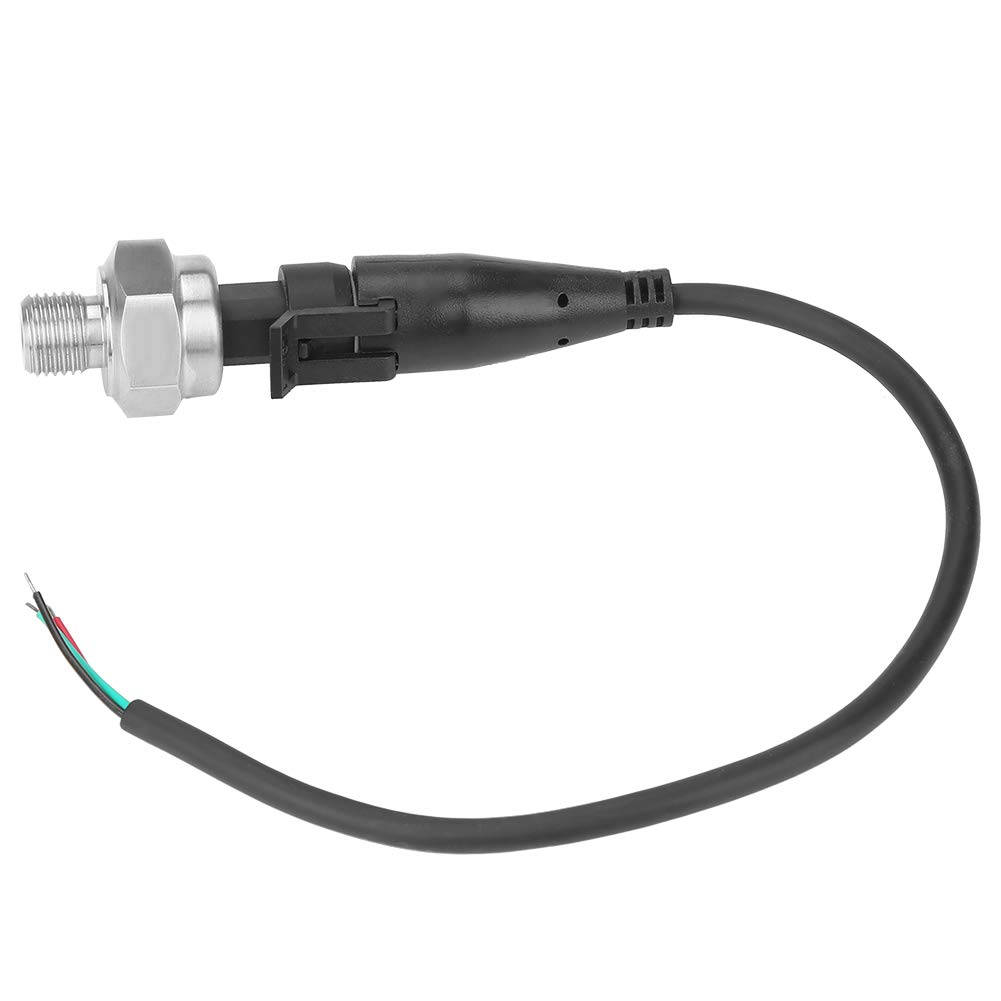 G1/4" Pressure Transducer Sensor Pressure Sensor 1% FS Accuracy Input 5V Output 0.5-4.5V / 0-5V for Water Gas Oil (0-10PSI)