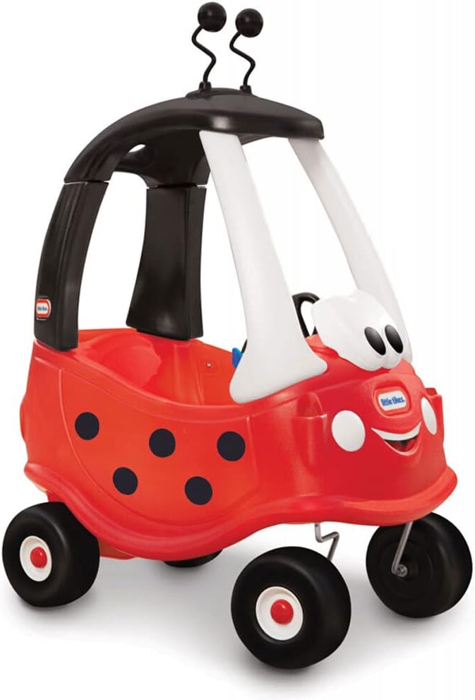 Little Tikes Ladybug Cozy Coupe Ride-On Car - Amazon Exclusive (Multi color), 91cmx75cmx42cm