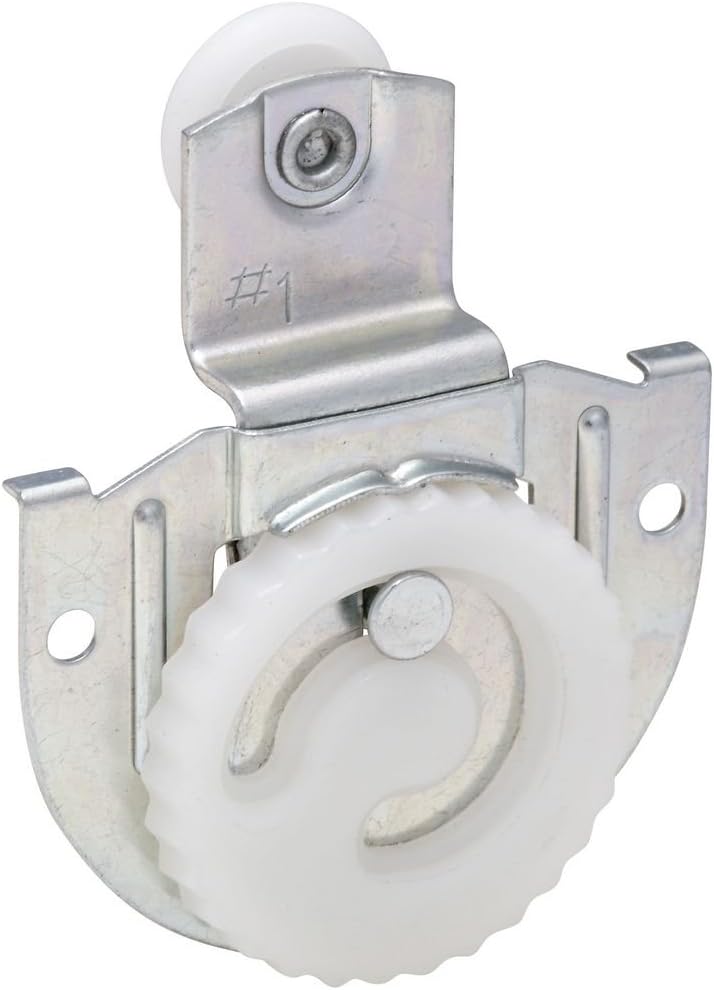 National Hardware N344-861 V795 Sliding Door Hangers in Zinc plated, 2 Count (Pack of 1), 7/16" offset - 2