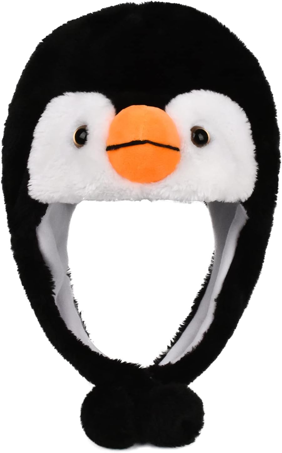 Animal Plush Hats for Boys Girls Women Men Halloween Party Costume Winter Soft Warm Funny Beanies for Teen Adult