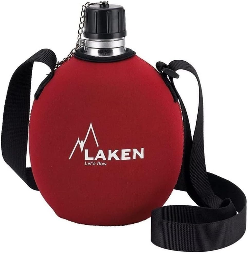 Laken Clasica 1 Liter Water Bottle Canteen Red