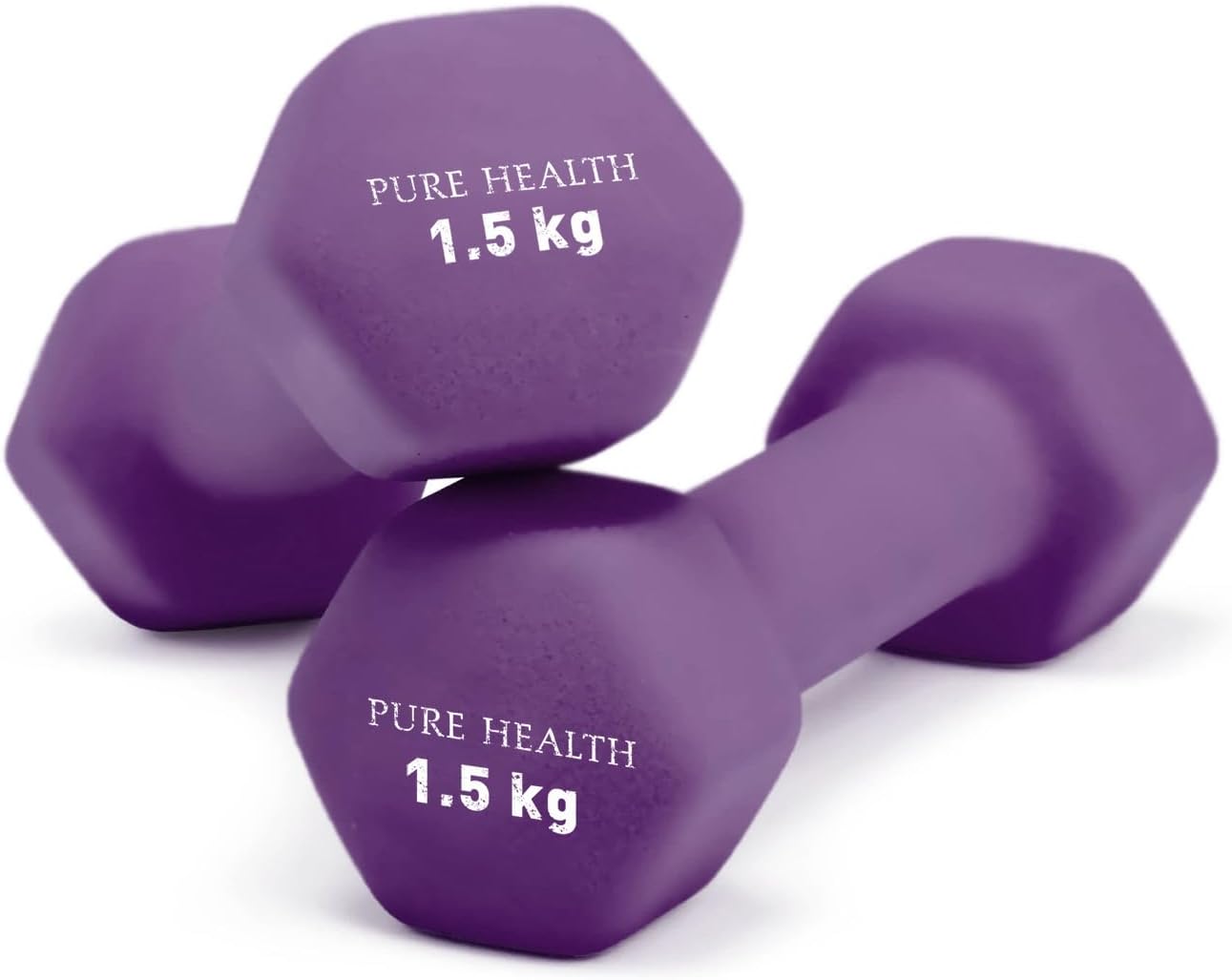 Neoprene Dumbbell Hand Weights Pair Home Exercise for Women Men Arm Pilates Dumbbells in 1kg 1.5kg 2kg 3kg 4kg 5kg 8kg 10kg Set