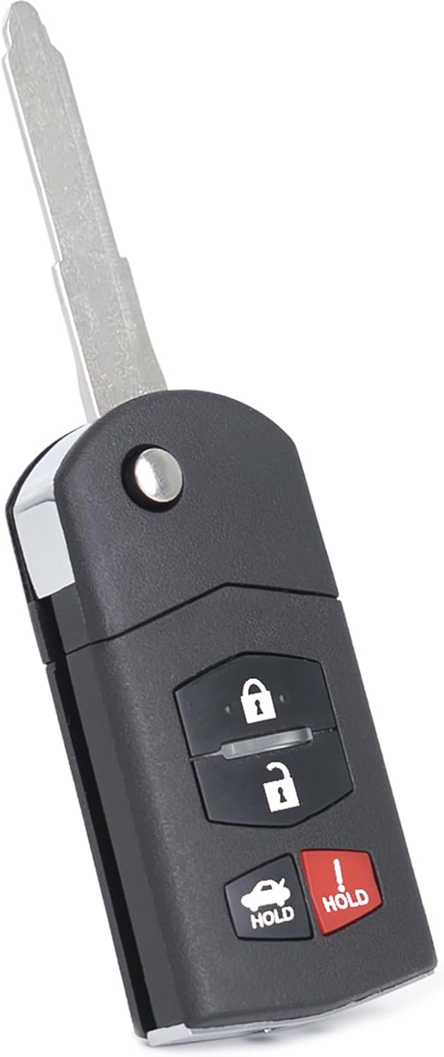 MechanMagic Key Fob Remote Replacement Fits for 2006 2007 2008 2009 2010 2011 2012 2013 2014 2015 Mazda MX-5 Miata/Mazda 3/Mazda 6 BGBX1T478SKE125-01 Keyless Entry Remote Control BBM4-67-5RY