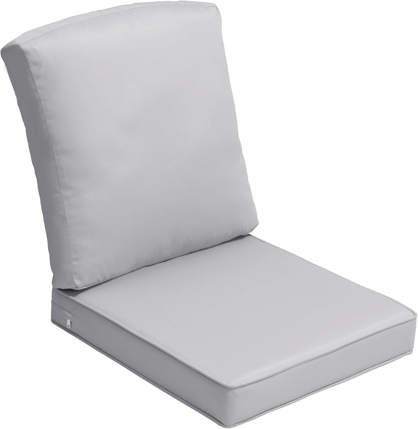 Crestlive Products Outdoor Deep Seat Cushion Set 22 x 21, Patio Furniture Cushions with Removable Covers, Soft 3 Inch Foam Waterproof & Fade Resistant Perfect Replacement for Chair, Sofa, Couch