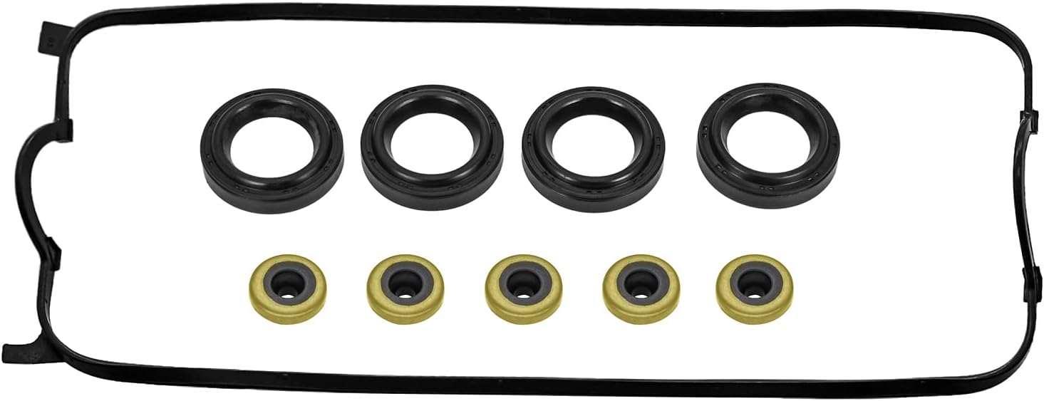 Engine Valve Cover Gasket Set 12030-P0A-000 Compatible with 1994-1997 Accord 2.2L,1998-2002 Accord 2.3L,1998 Honda Odyssey 2.3L,1997-1999 Acura CL 2.2L 2.3L