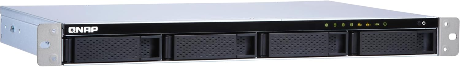QNAP TS-431XeU-8G 4 Bay Short-depth Rackmount NAS Enclosure with 10GbE SFP+ & 8GB RAM