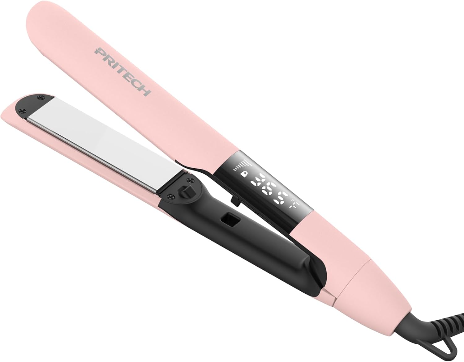 PRITECH Flat Iron Hair Straightener and Curler 2 in 1 for All Hairstyles