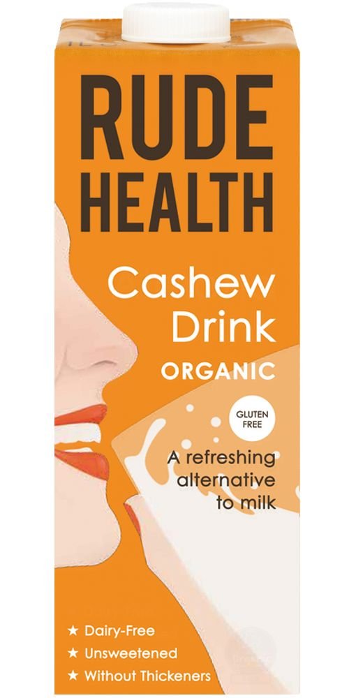 Rude Health Dairy Free Organic Cashew Drink - 1L (33.81fl oz)