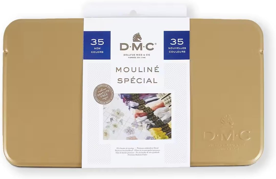 DMC Embroidery Floss Collector's Tin (35 Colors)