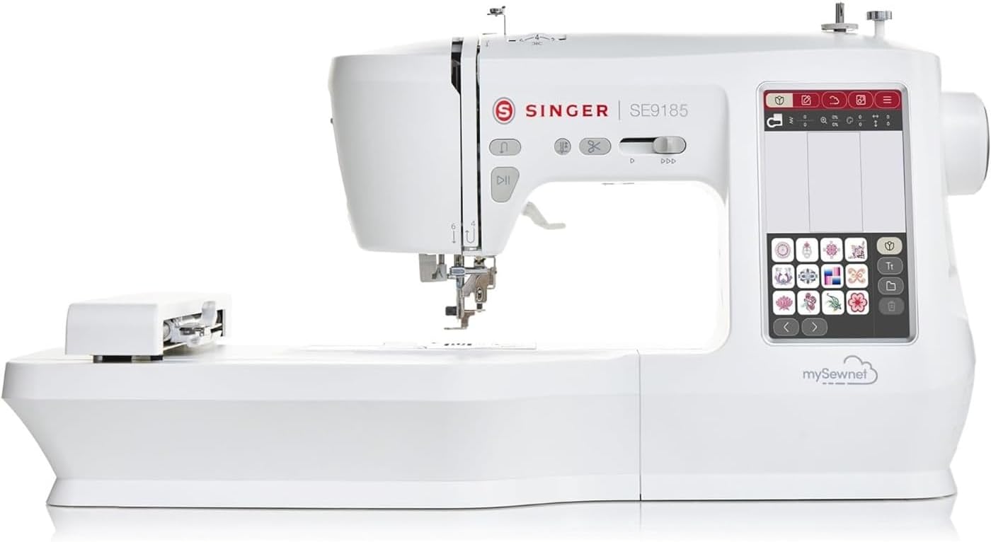 Singer SE9185 Combi Sewing & Embroidery Machine - Computerised 150 Built-In Embroidery Designs