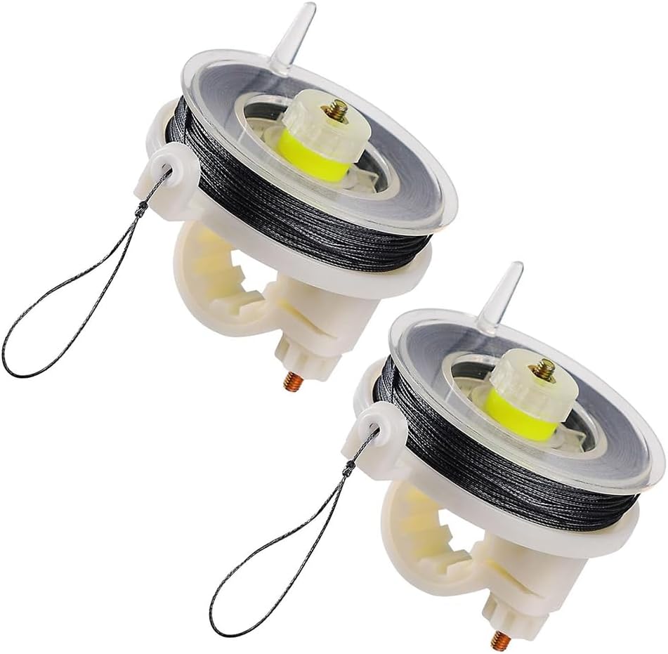 Tiudium 2 Pcs 12 Gauge Trip Wire on Reel (85ft), Trip Wire Alarm