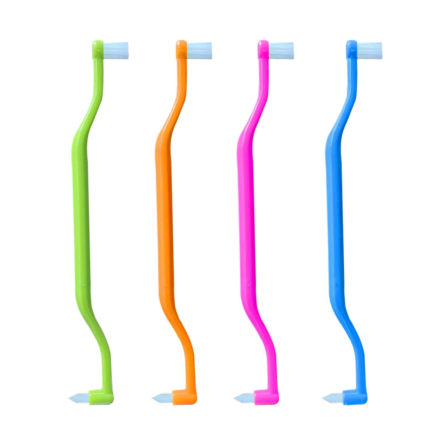 Ultra Soft Bristles Toothbrush, 4 Pcs, for Adults, Unisex, Battery Powered, D-2