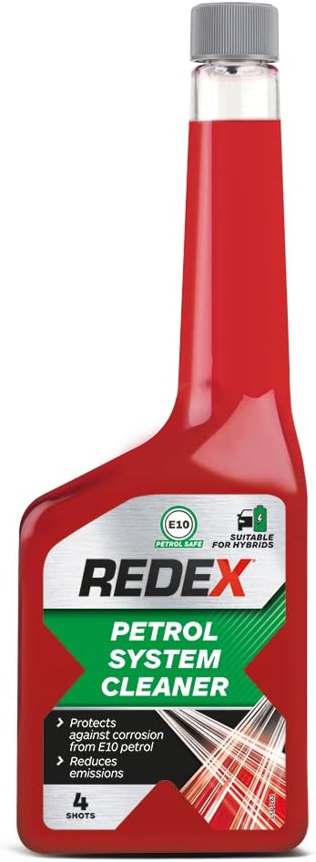 Redex Petrol System Cleaner 500ml, Petrol Injector Cleaner To Remove Harmful Deposits, Maximise Performance & Increase Fuel Economy With Redex Fuel Additives For Petrol Engines, Suitable For Hybrids