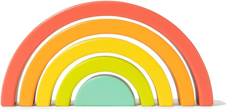 Lovevery, Rainbow Stacker, Montessori Baby, Perfect for Your Baby Starting at 20 Months+
