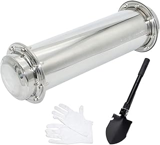 Large 19.5inch Stainless Steel Time Capsule Waterproof Container/Storage Bury