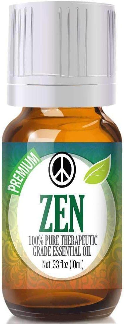 Healing Solutions Zen Blend Essential Oil Pure Therapeutic Grade for Zen Aromatherapy, and Relaxing - 10ml