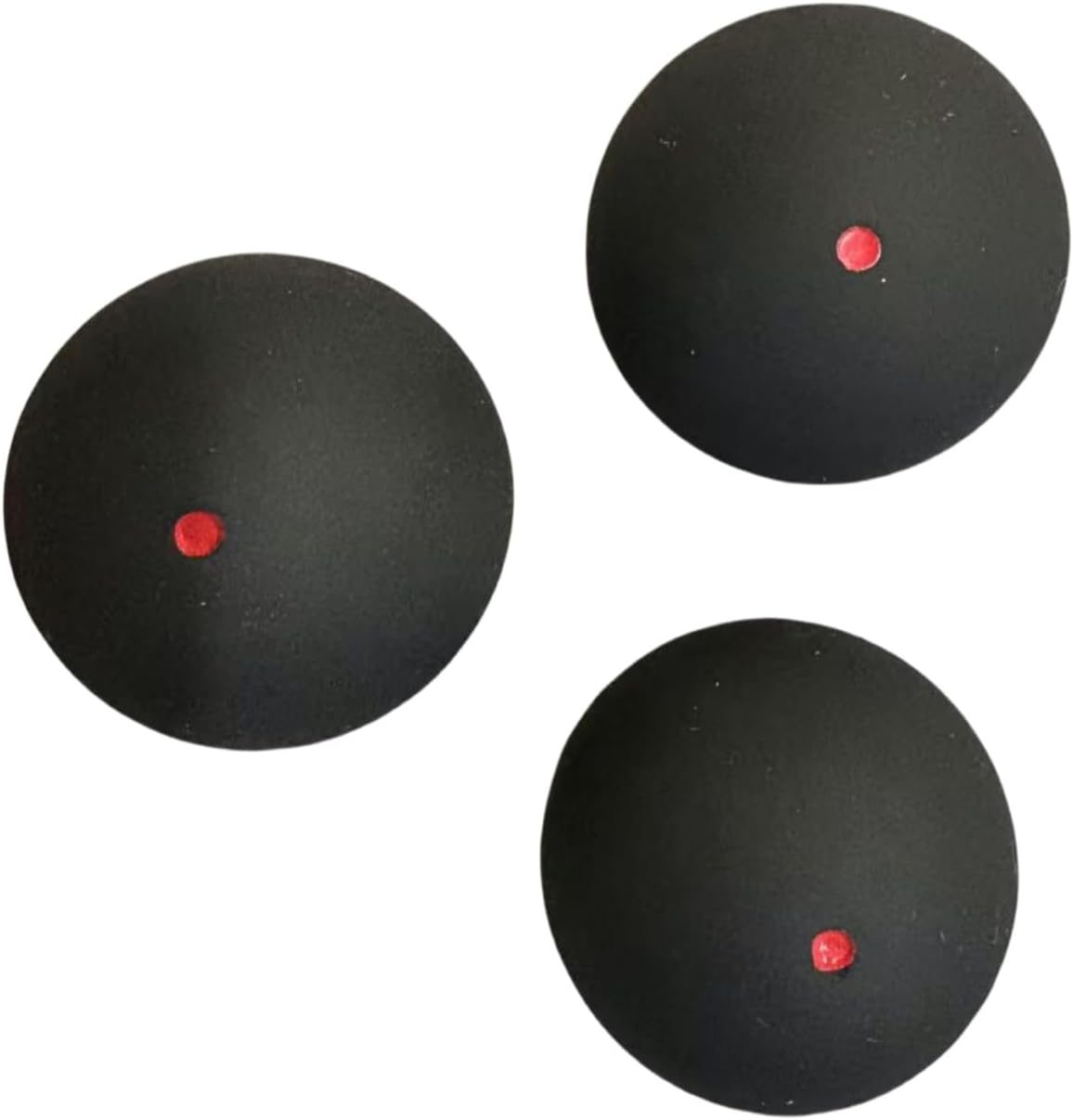 Squash Ball, Black with Red Dot, 1.45 inches, Competition Grade