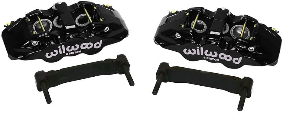 AERO6 Front Caliper & Bracket Kit - Black