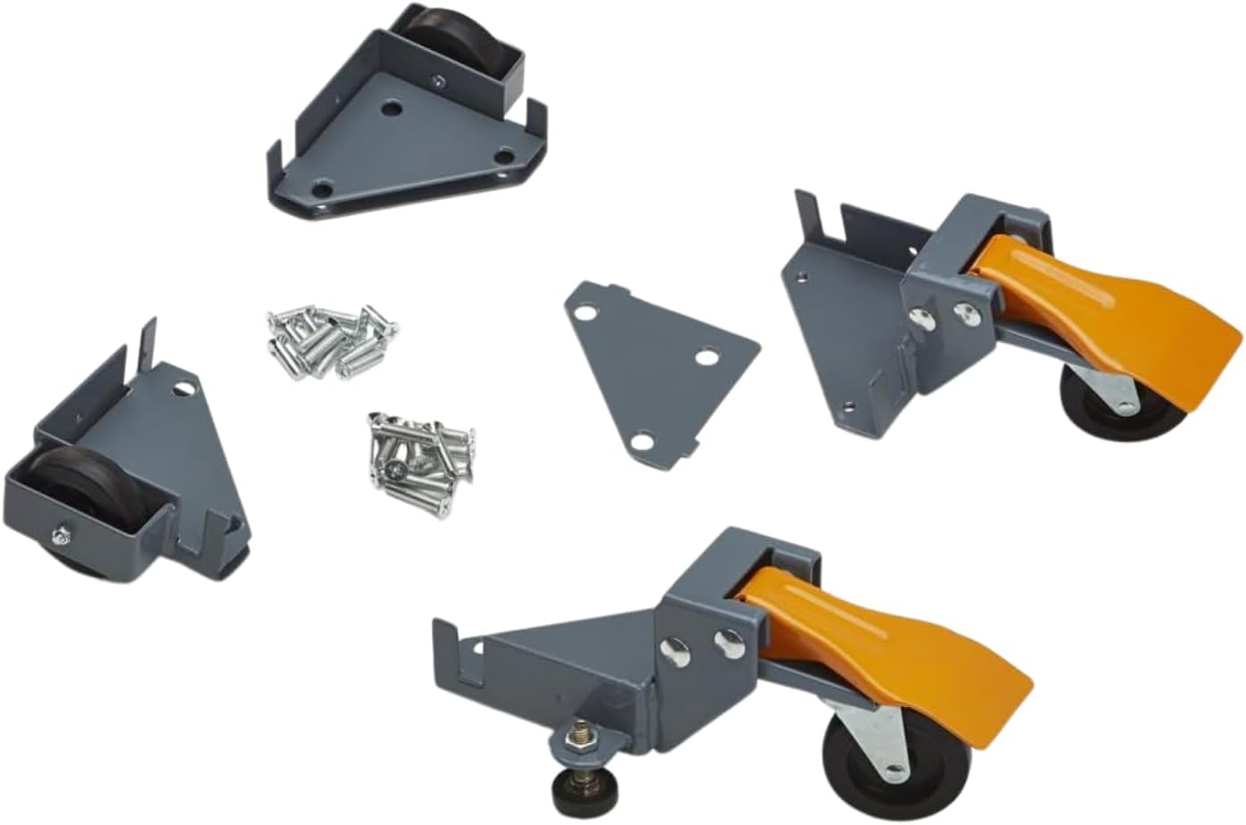 Bora Portamate Mobile Base Kit PM-1100 - Heavy Duty, Universal, Customizable, Adjustable Rolling Set, Dolly Roller Frame and Casters for Moving Equipment, Tools, Machines - 400 lb Capacity