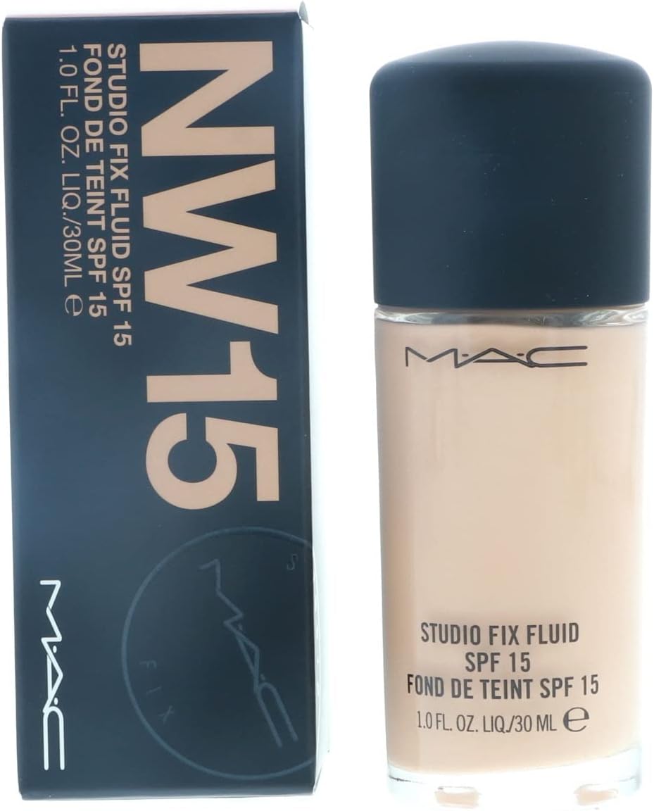 M.A.C Studio Fix Fluid Foundation SPF 15 NW15, 1 Ounce