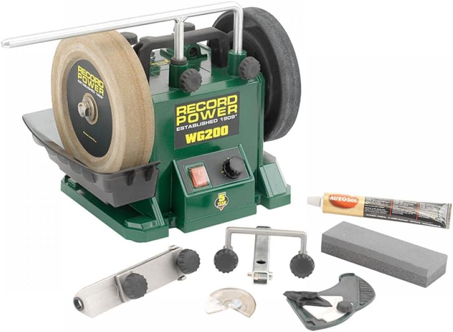 Record Power WG200 Wet Stone Grinder 200mm (8in)