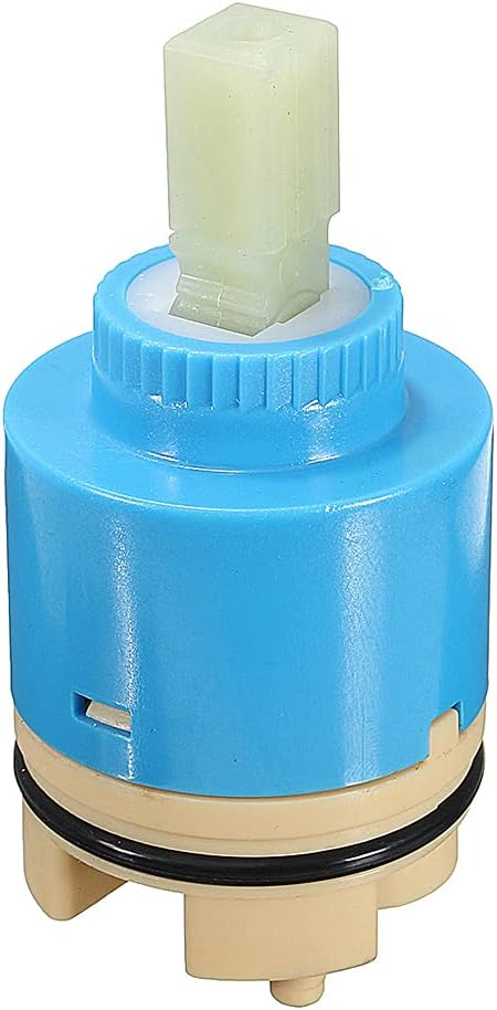 Replacement Faucet Cartridge, Ceramic Disc Cartridge Faucet Water Mixer Tap Inner Control Valve for Kitchen and Bathroom (35mm-Type B)