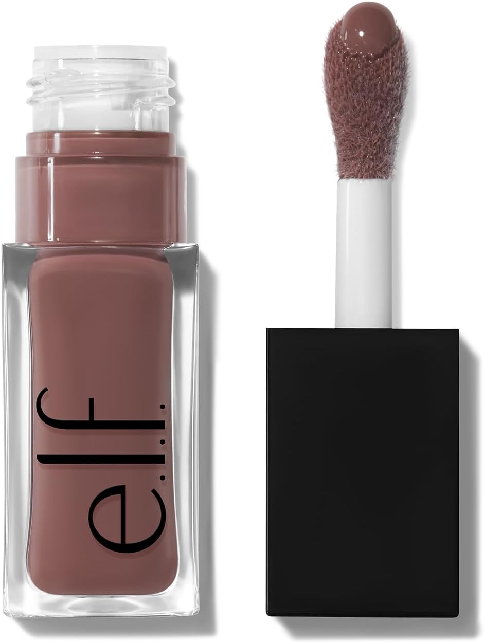 e.l.f. Glow Reviver Lip Oil, Nourishing Tinted Lip Oil For A High-Shine Finish, Infused With Jojoba Oil, Vegan & Cruelty-Free, Money Mauve