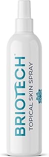 BRIOTECH Topical Skin Spray, Hypochlorous Acid Spray for Body & Face, Eyelid Cleanser, HOCl Facial Mist, Support Against Irritation and Redness, Packaging May Vary, 4 oz, 1 ct