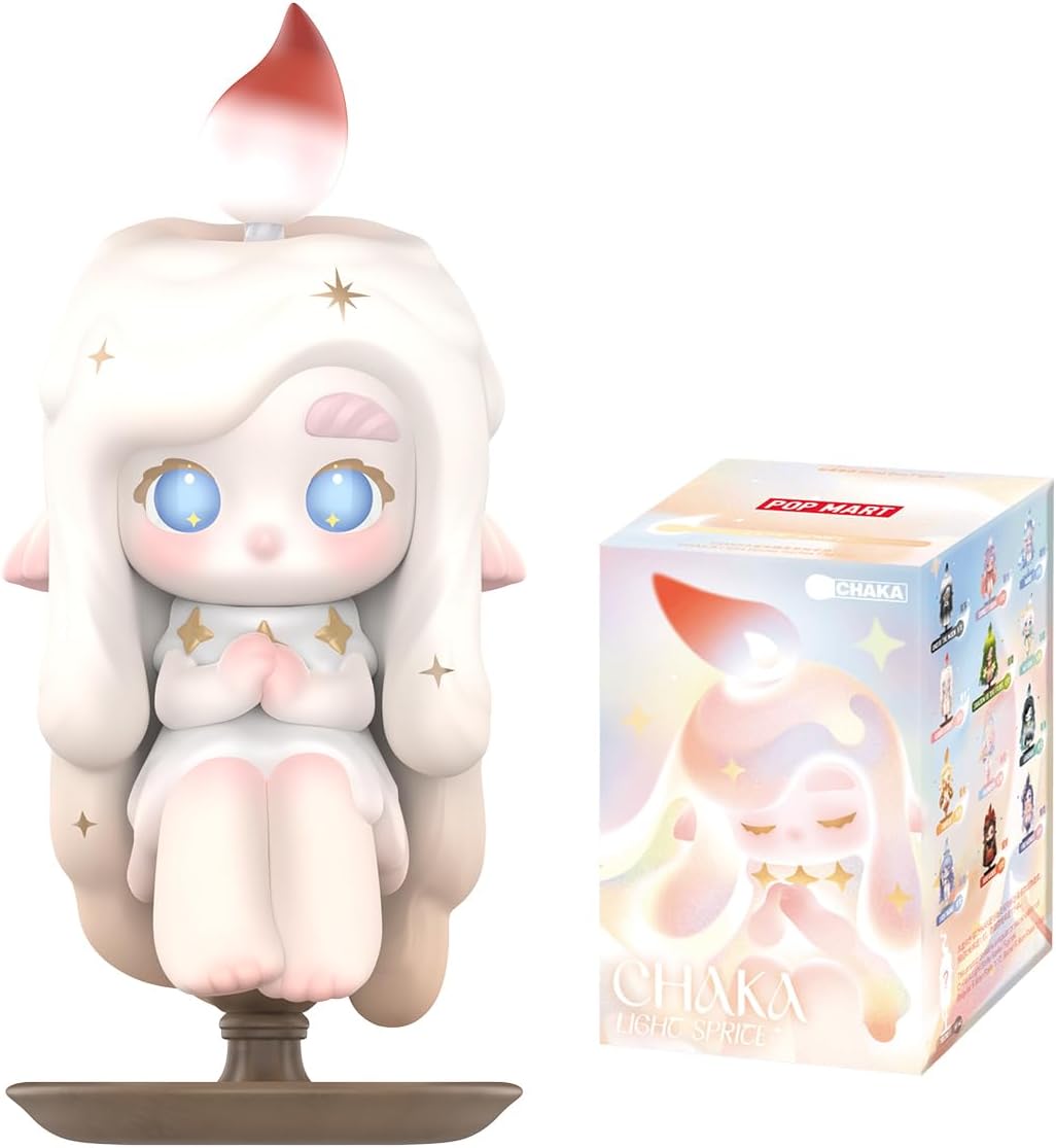 POP MART CHAKA Light Sprite Series 1Box 2.5 inches Articulated Character Premium Design Gifts for Fan-Favorite Collectible Toy Art Action Figure