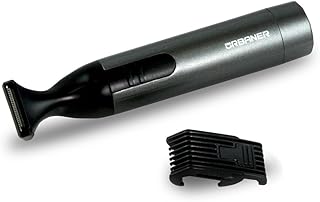 URBANER Mustache Edger, Battery Operated, Waterproof Compact Beard Trimmer for Men, Portable Clipper for Travel Grooming, Gift for Men, Length Adjustable, Gifts MB-042